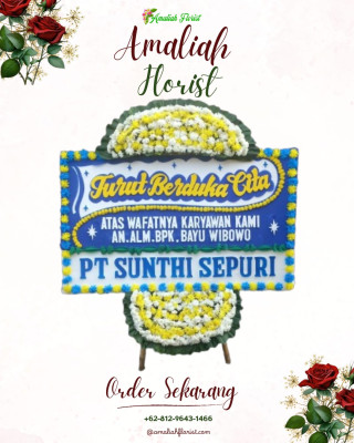 Papan Bunga Duka di Kelayan Luar